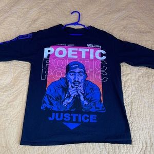Poetic justice T-shirt sleeve
